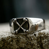 Load image into Gallery viewer, Vintage Stainless Steel Bone Viking Ring Men Jewelry Wholesale