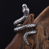 Load image into Gallery viewer, Men Vintage Punk Ring Cobra Ring Jewelry Wholesale