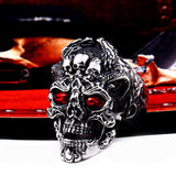 Load image into Gallery viewer, Men Ring Punk Skull Stainless Steel Ring Vintage Jewelry Wholesale