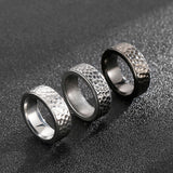 Load image into Gallery viewer, Punk Style Ring Wholesale Retro Hammer Ring Stainless Steel Men Ring