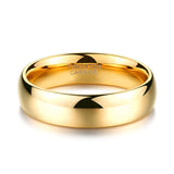 Load image into Gallery viewer, Ringsmaker 6mm Tungsten Carbide Rings Men Women 24K Gold Plated Wedding Bands
