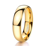 Load image into Gallery viewer, Ringsmaker 6mm Tungsten Carbide Rings Men Women 24K Gold Plated Wedding Bands