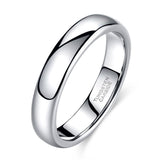 Load image into Gallery viewer, Ringsmaker 4mm High Polished Silver Color Tungsten Rings For Men Women Wedding Bands