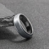 Load image into Gallery viewer, Ringsmaker 6mm Silver Color Tungsten Carbide Ring Brushed Ring Man Women Engagement Wedding Bands