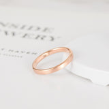 Load image into Gallery viewer, Ringsmaker 3mm Brushed Tungsten Carbide Rings Rose Gold Women Engagement Wedding Bands