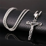Load image into Gallery viewer, Best Easter Day&#39;s Gift Crucifix Design Stainless Steel Necklace