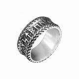 Load image into Gallery viewer, Vintage Viking Letter Ring Men Stainless Steel Bear Claw Ring Jewelry