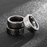 Load image into Gallery viewer, Punk Style Ring Wholesale Retro Hammer Ring Stainless Steel Men Ring