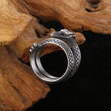 Load image into Gallery viewer, Vintage Fashion Punk Open Ring Dragon Men Stainless Steel Ring