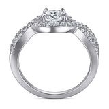 Load image into Gallery viewer, 0.8Ct Engagement Ring 925 Sterling Silver Women Round Cubic Zirconia Ring Wholesale