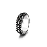 Load image into Gallery viewer, Men Stainless Steel Jewelry Punk Twist Chain Ring Wholesale