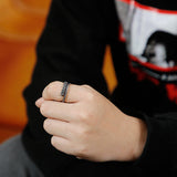 Load image into Gallery viewer, Punk Gothic Octopus Whiskers Men Stainless Steel Ring