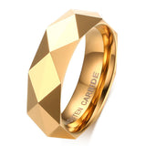 Load image into Gallery viewer, Customized Fashion Jewelry Wedding Band 6MM 24K Gold Plated Engraving Polished Tungsten Rings for Men