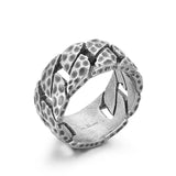 Load image into Gallery viewer, Stainless Steel Men Ring Vintage Creative Car Tire Shape Ring Jewelry