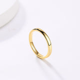 Load image into Gallery viewer, Ringsmaker 2mm 14K Gold Plated Women 925 Sterling Silver Rings Wedding Bands