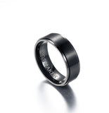 Load image into Gallery viewer, Ringsmaker 8mm Tungsten Carbide Ring Men Black Wedding Bands