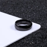 Load image into Gallery viewer, Ringsmaker 8mm Black Tungsten Rings High Polished Wedding Ring