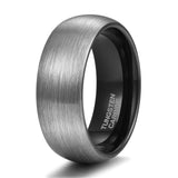 Load image into Gallery viewer, Ringsmaker 8mm Brushed Men Tungsten Carbide Ring Engagement Wedding Bands