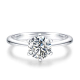 Load image into Gallery viewer, 925 1CT Moissanite Sterling Silver Engagement Ring