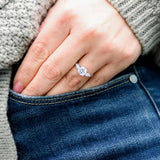 Load image into Gallery viewer, 2ct Moissanite Rings 925 Sterling Silver for Engagement