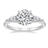 Load image into Gallery viewer, 2ct Moissanite Rings 925 Sterling Silver for Engagement